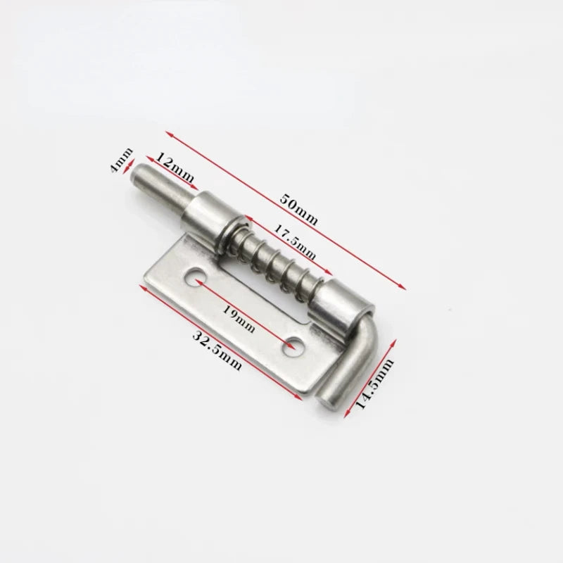 Langer Edelstahl Türschloss Riegel Schiebeverschluss mit Feder 15cm