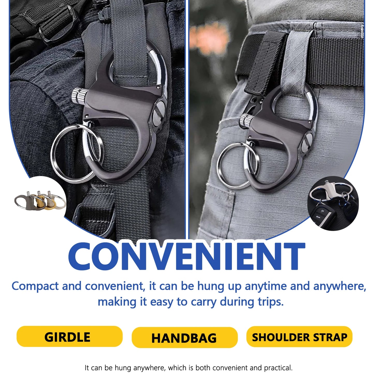 Multifunktionaler Schlüsselanhänger Feuerstarter winddicht tragbar Camping