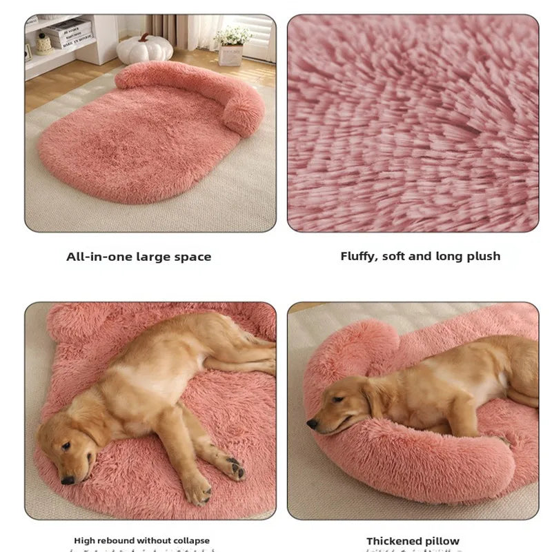 Orthopädische wasserdichte Hundecouch mit Eierschaumkern, waschbar & rutschfest