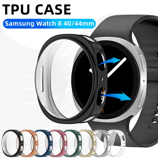Flexible TPU Schutzhülle mit Rundumschutz für Galaxy Watch 40/44 mm