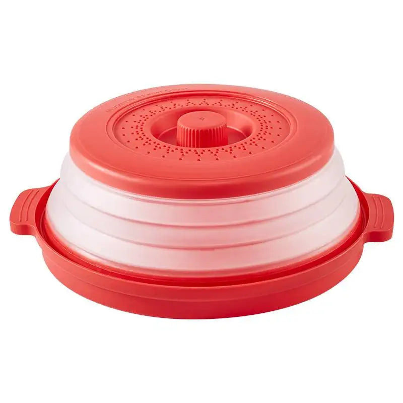 Praktischer faltbarer Spritzschutz und Dämpfsieb für die Küche