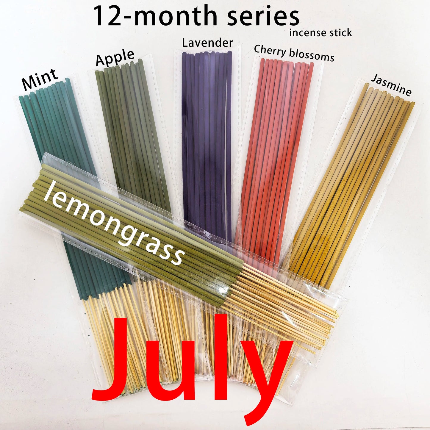 Räucherstäbchen Set mit 126 Stäbchen für Yoga Meditation und Reinigung