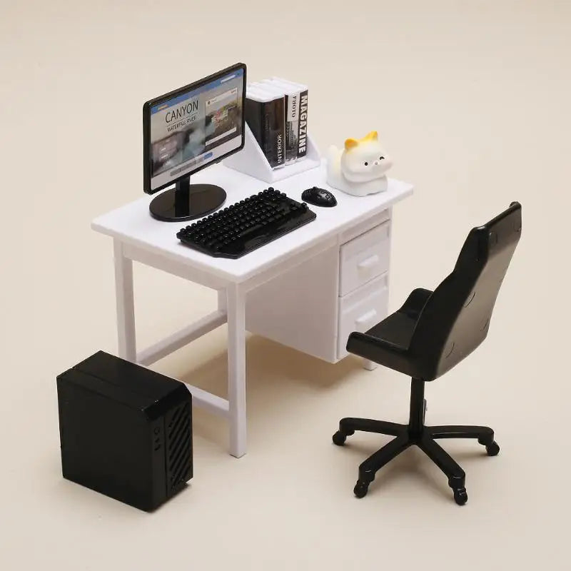 Miniatur Puppenhaus Möbel Set für realistische Raumgestaltung