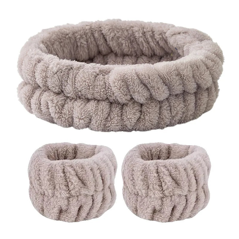 Elastisches Stirnband und Haargummi Set für Komfort und Stil