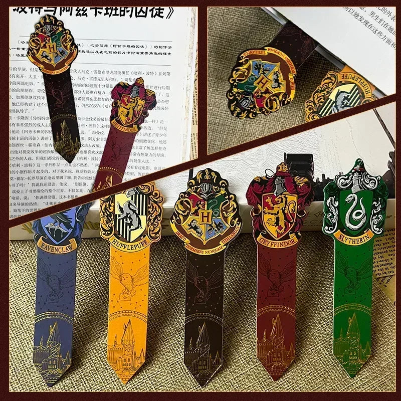 5-teiliges magisches Lesezeichen Set für Schule - Büro mit Fantasy-Thema