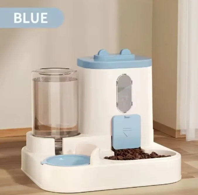 Automatischer 2-in-1 Futter und Wasserspender für Katzen