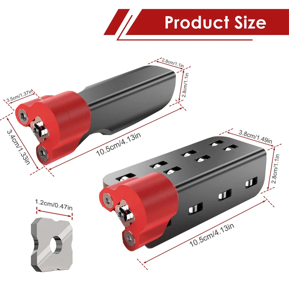 Holzbearbeitung Rand Trimmen Messer - Manuelle Hobel Klinge für Entgraten und Anfasen-Yabubest - Home & More