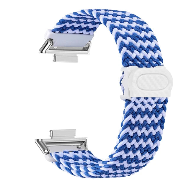 Sportlich - Robust: Geflochtenes Nylonarmband für Huawei Watch Fit 2 Komfort