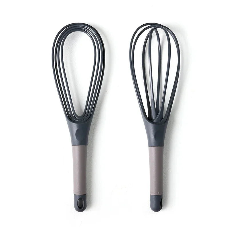 Manueller rotierender Schneebesen Kunststoff Handmixer leicht faltbar