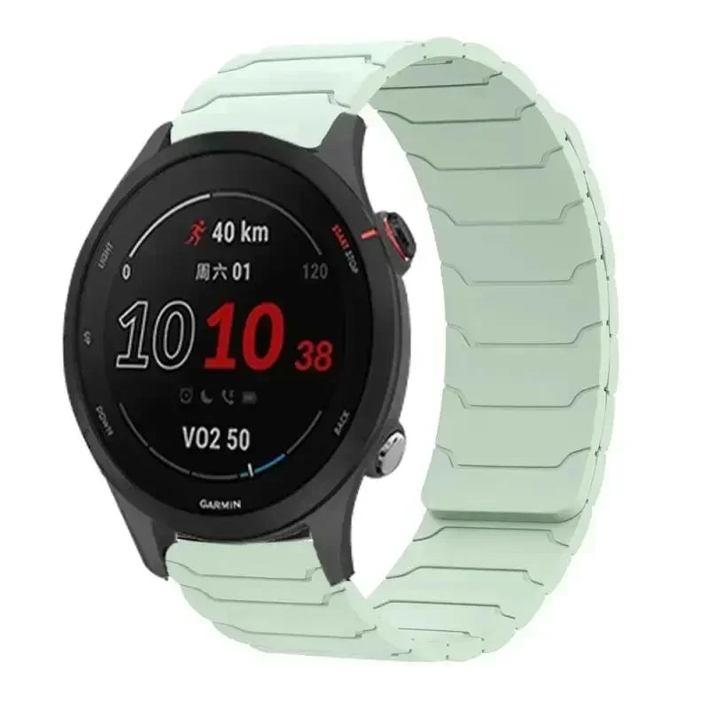 22mm Magnetisches Silikonarmband für vielseitige Smartwatches