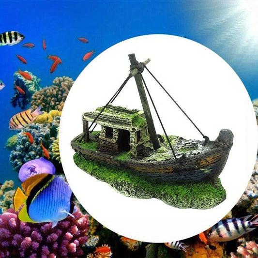 Aquarium Schiffswrack Harz Ornament – Detailreiche Landschaft Deko Varianten