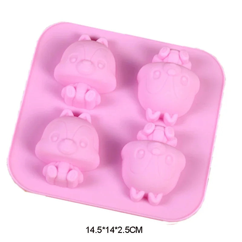 Tierische Silikonform zum Backen und Dekorieren für Kuchen und Seife