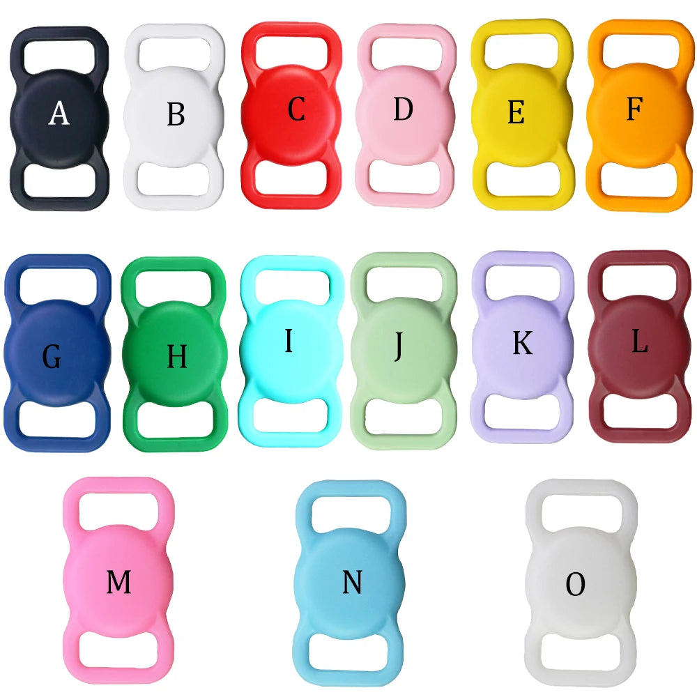 Leuchtende Silikon Schutzhülle für Apple AirTag Haustierhalsband