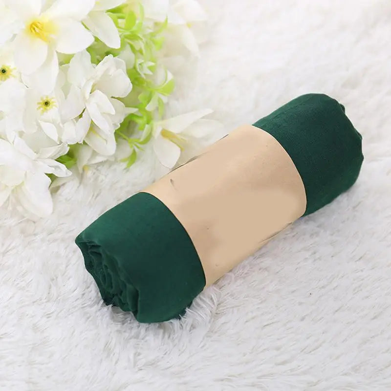 Damen Schal Polyester uni ca. 180x55cm – Vier Jahreszeiten Reise Strand Mode