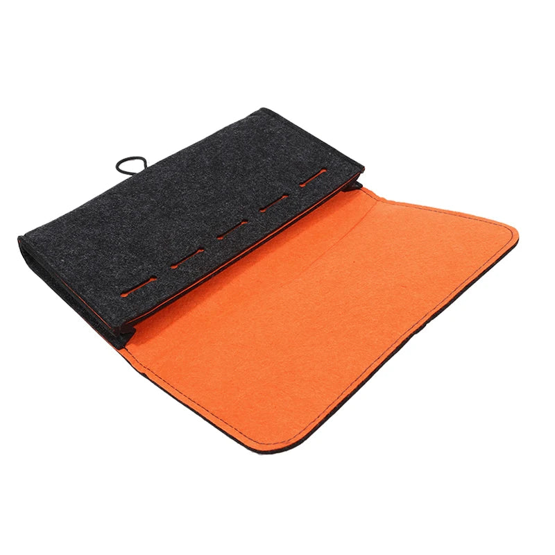 Schutzhülle aus Filz für mobile Geräte mit Fächerfach