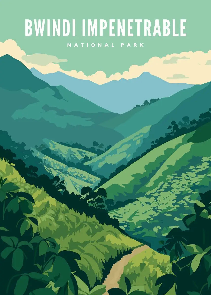 Moderne Leinwandkunst mit berühmten Naturparks für Wohnräume