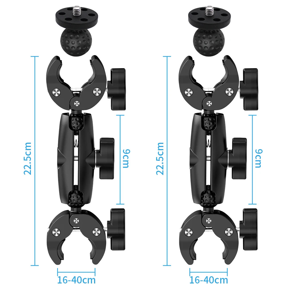 Praktischer Motorradhalter für Action Kameras