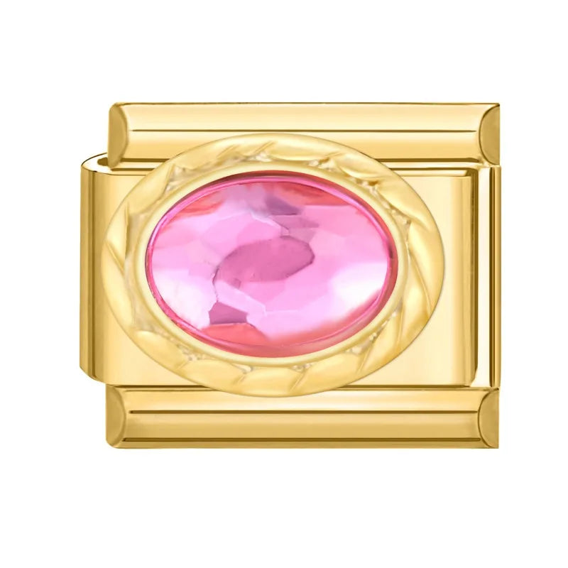 Elegantes Edelstahl Charm Armband mit Zirkon für Frauen