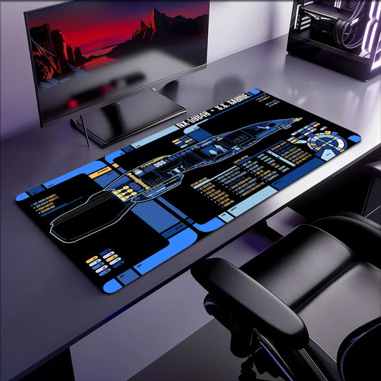 Großes Gaming Mauspad für Büro - Schreibtisch – Rutschfest - Verdickt