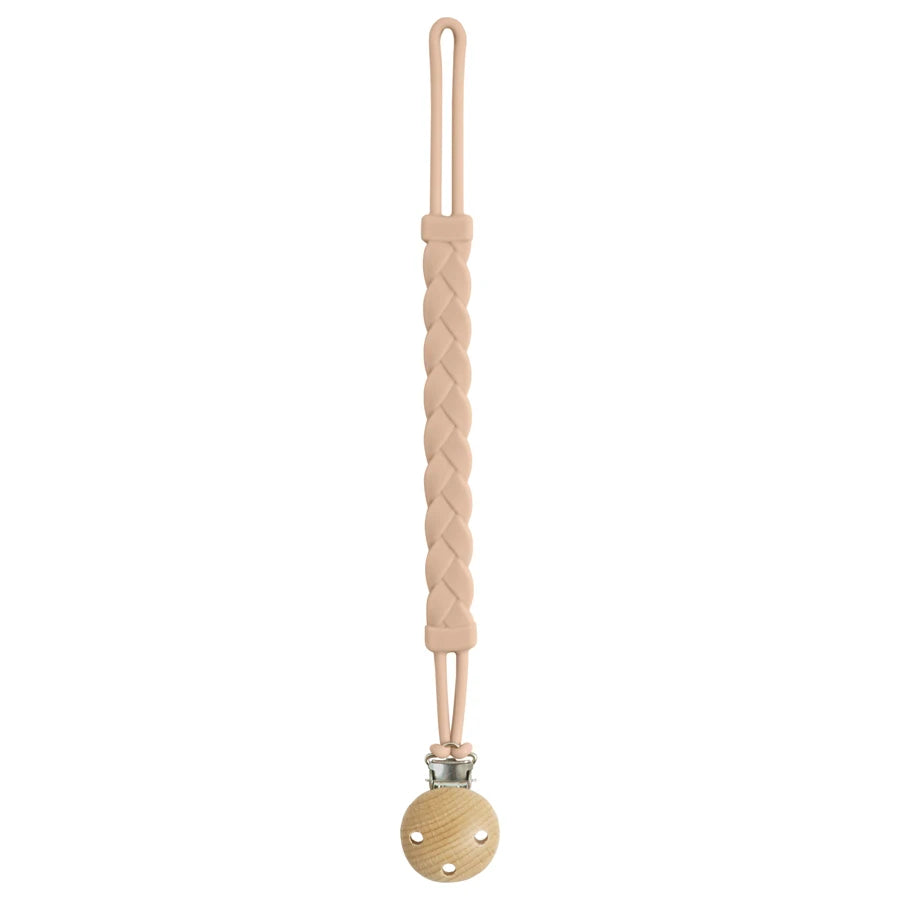 BPA-freie Silikon Beißring Kette Baby Schnuller Clip Tragbar 0-6 Jahre