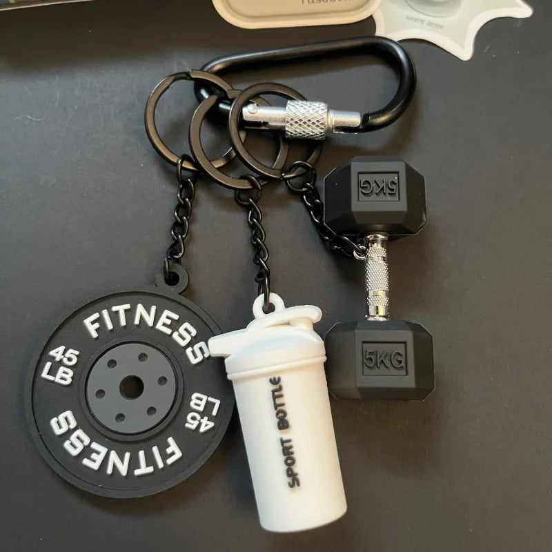 3D Mini Boxhandschuhe Schlüsselanhänger mit Karabiner und Schloss Dekor