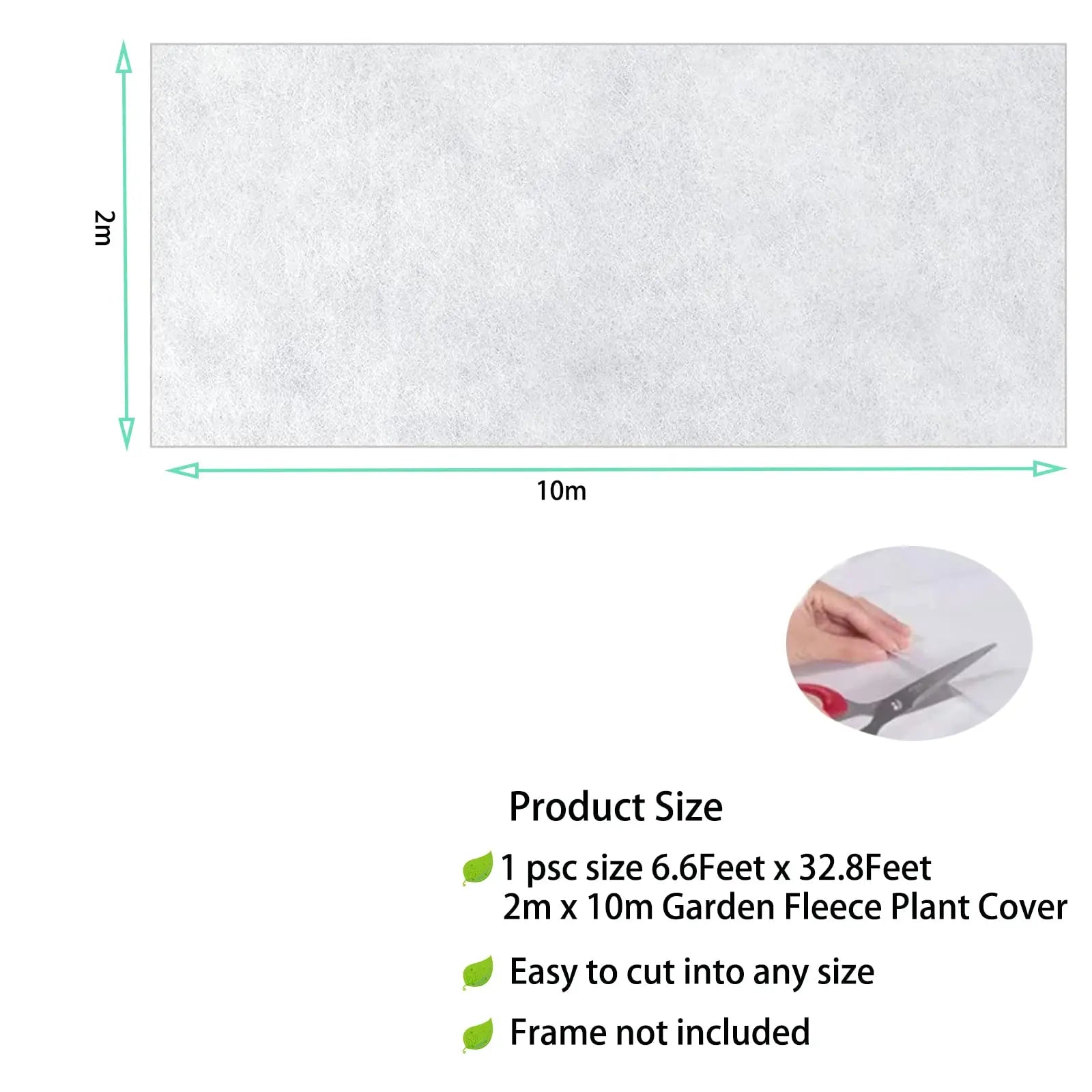 Gemüsenetz Vliesstoff für Frostschutz und Sonnenschutz im Garten