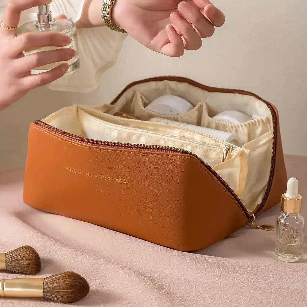 Make-up Organizer Kosmetiktasche mit Reißverschluss für Damen Reisen