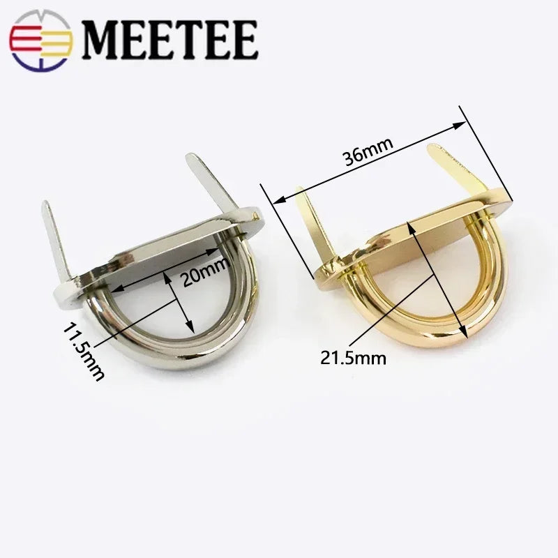 2-10 Stück 20mm Metallringschnallen für Taschenriemen und DIY Zubehör