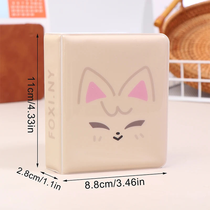 3-Zoll Kpop Fotokarten Album Cartoon Tier Design Idol Sammlung Buch