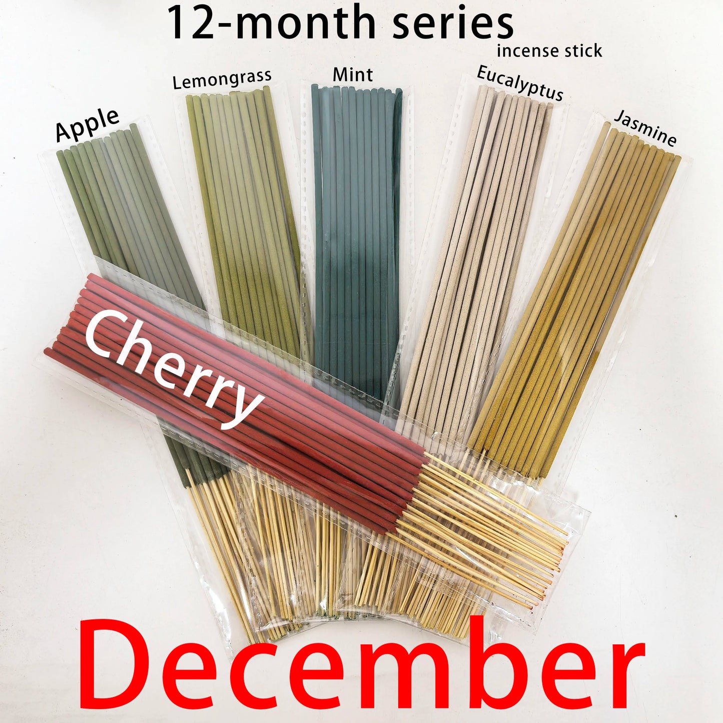 Räucherstäbchen Set mit 126 Stäbchen für Yoga Meditation und Reinigung