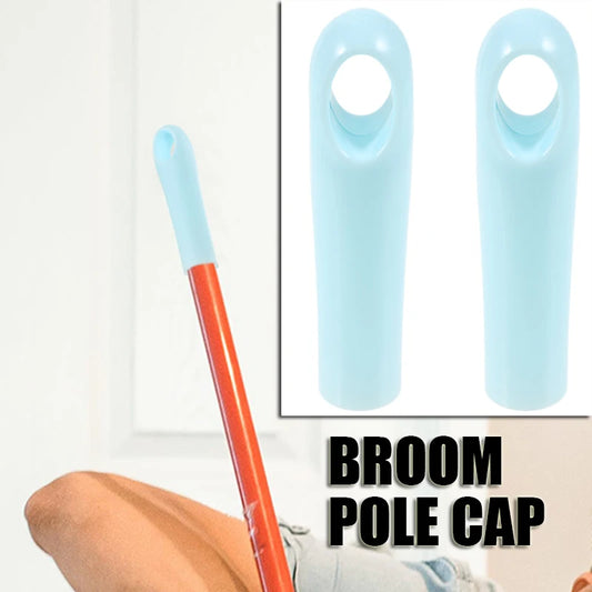 2-teilig Ersatzgriff Endkappen aus Kunststoff für Besen Mopp Stiel