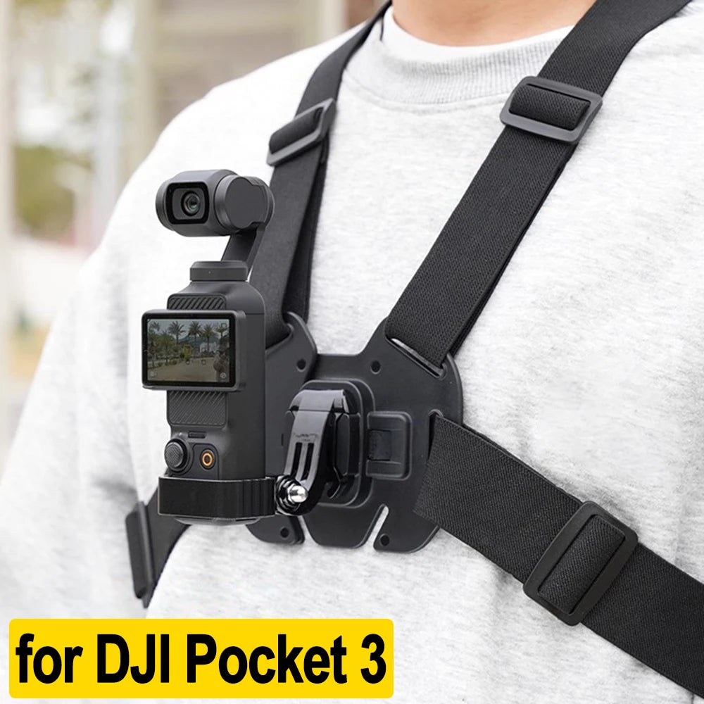 Verstellbarer Brustgurt für Action-Kameras und Sportkameras