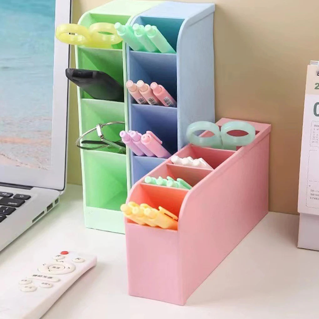 Schreibtisch Organizer Stifthalter Kosmetik Halterung matt schräg Design Büro