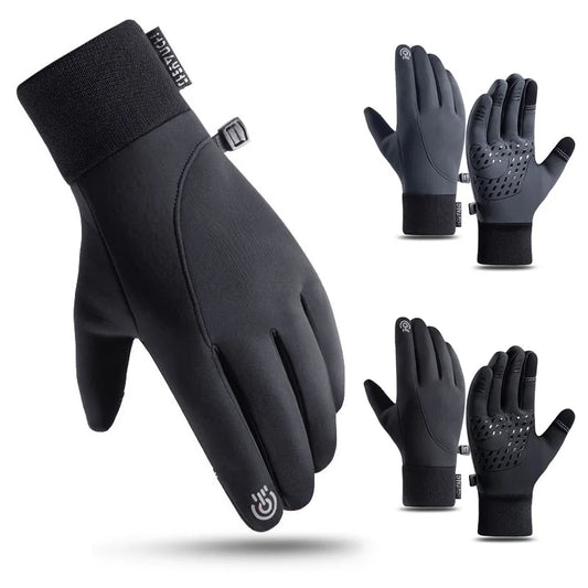 Winter Fahrradhandschuhe Rutschfest Warm Touchscreen Winddicht M L XL