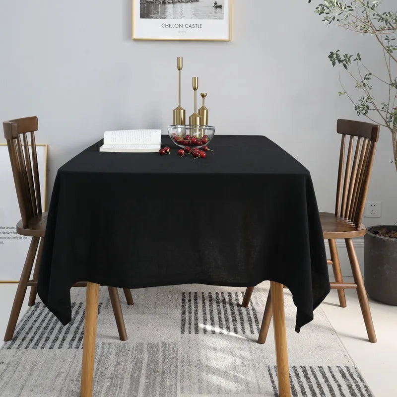 Dekorative Baumwoll Tischdecke rechteckig für Feste und Alltag
