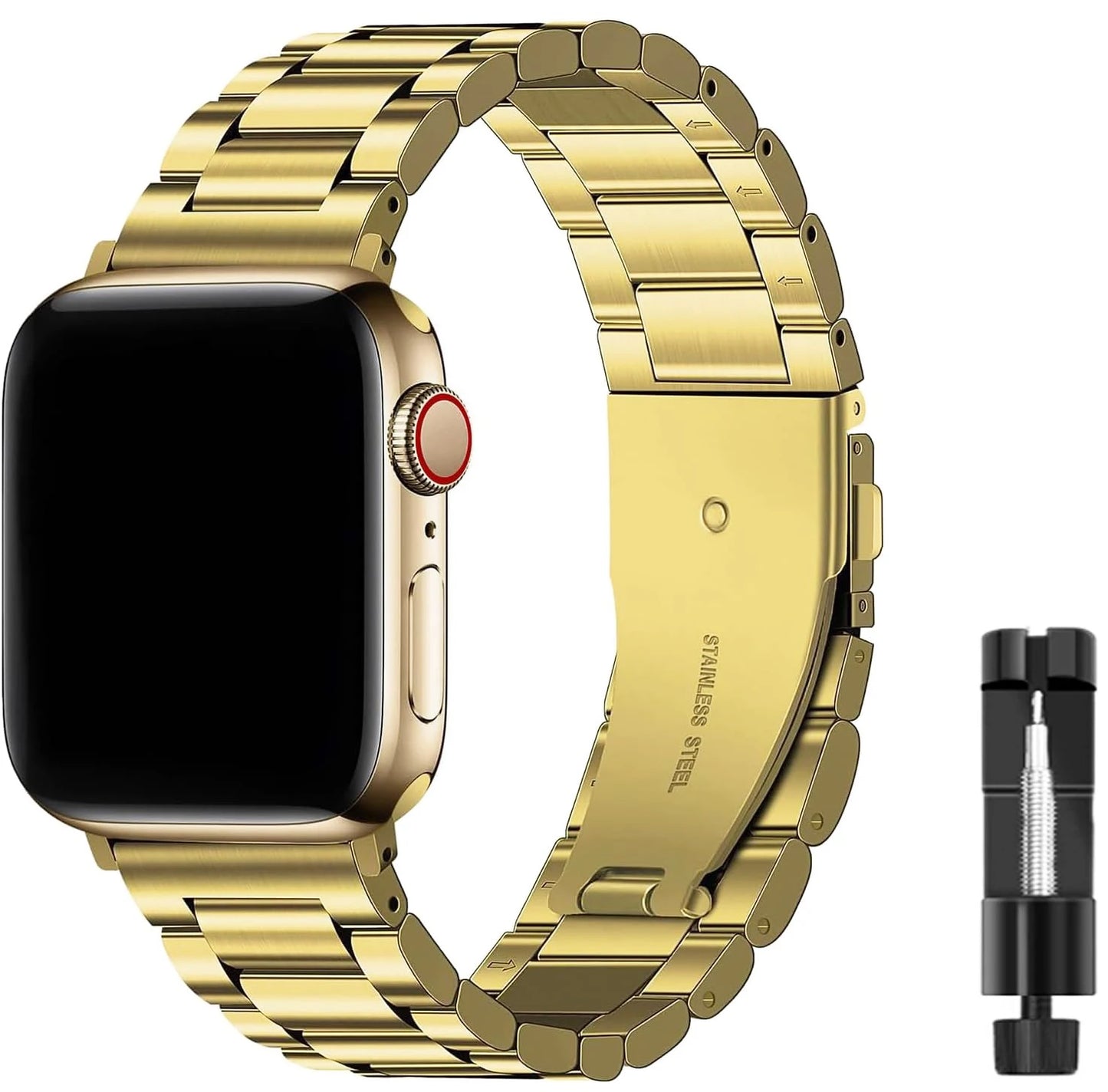 Edelstahl Armband für Apple Watch Series und Ultra Modelle