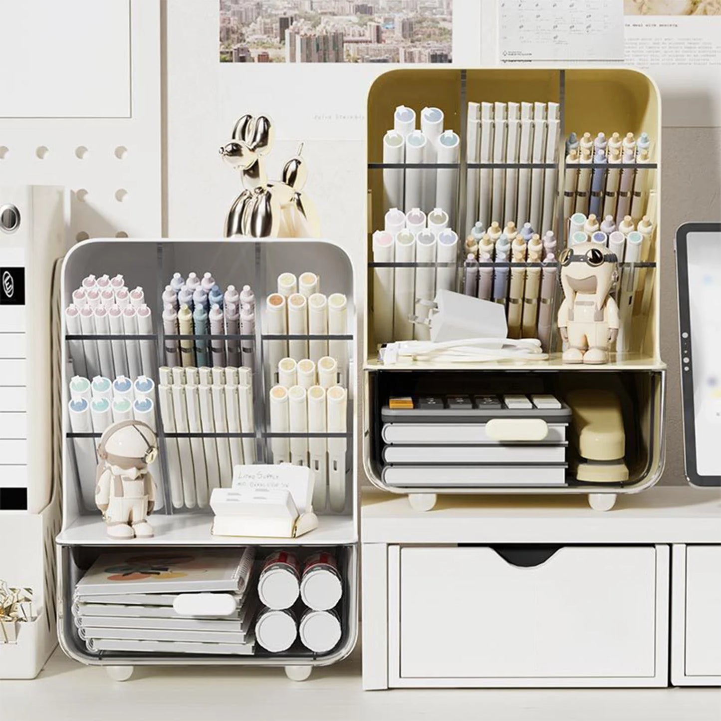 Schräger Stifthalter mit großem Fassungsvermögen für Schreibtisch-Yabubest - Home & More