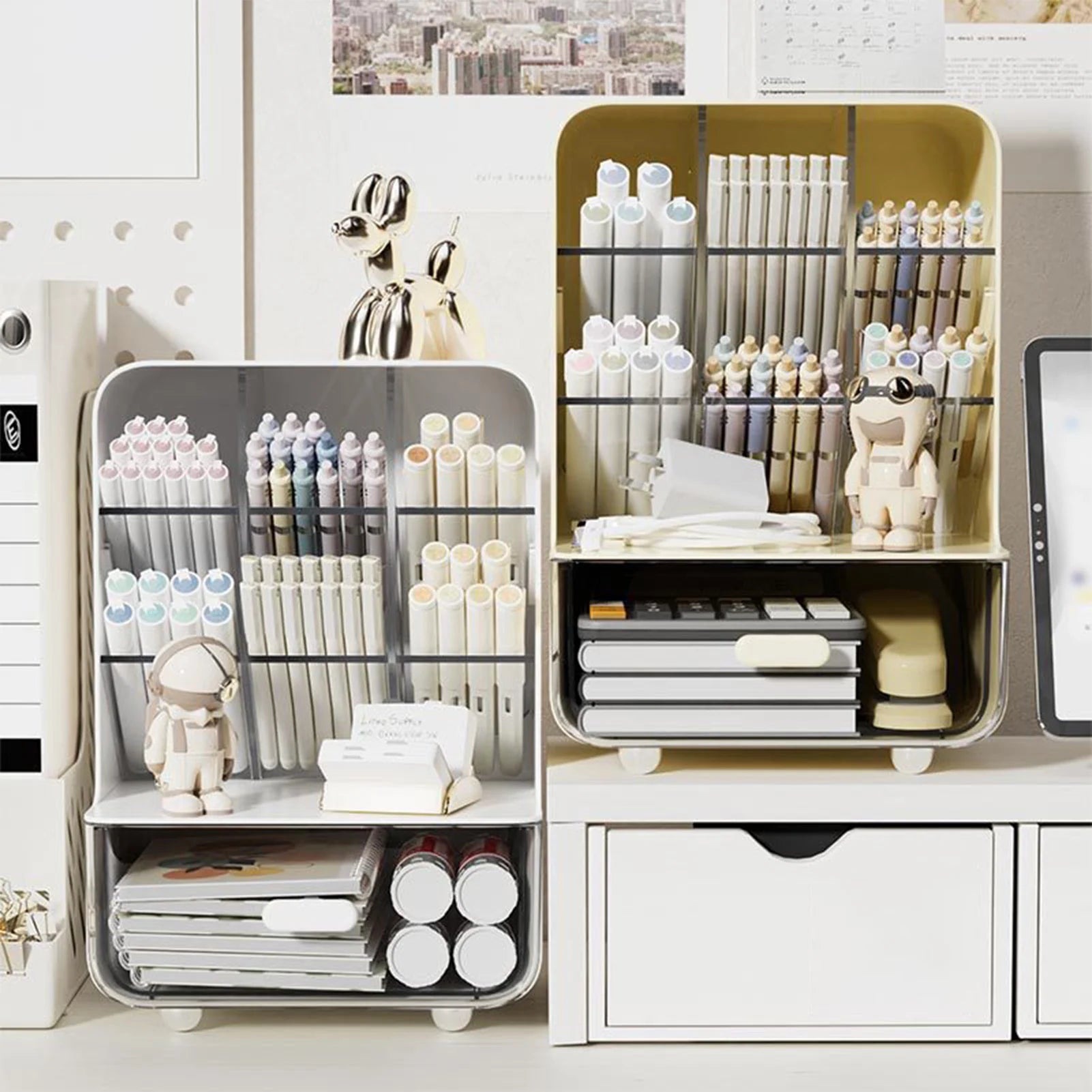 Schräger Stifthalter mit großem Fassungsvermögen für Schreibtisch-Yabubest - Home & More