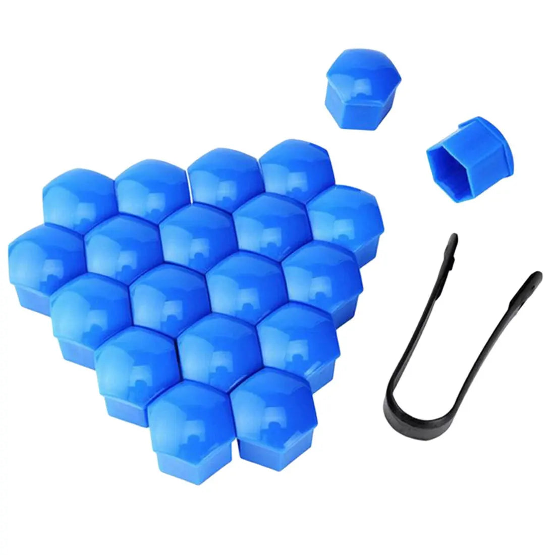 20 Stk Radmuttern Abdeckkappen Rostschutz für 17 19 21mm Bolzen