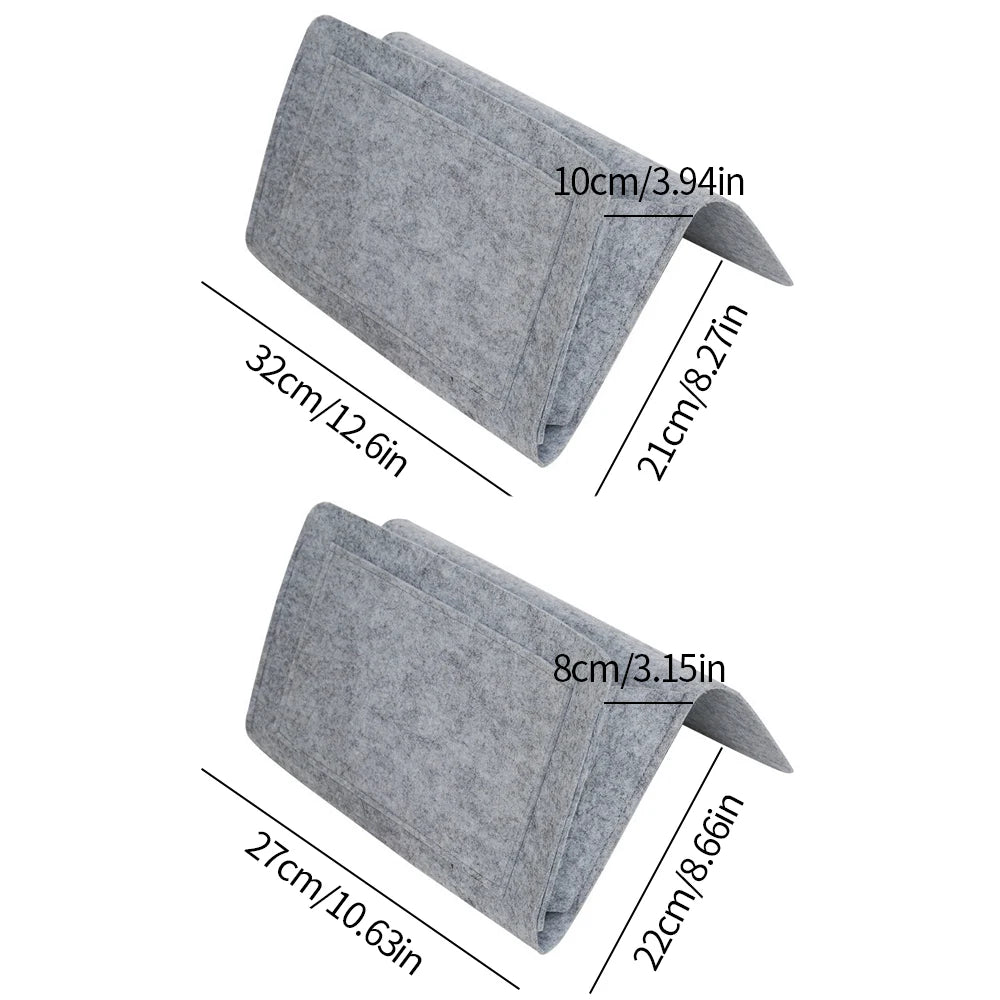 Filz Aufbewahrungs Organizer Tasche mit mehreren Fächern 2er Set