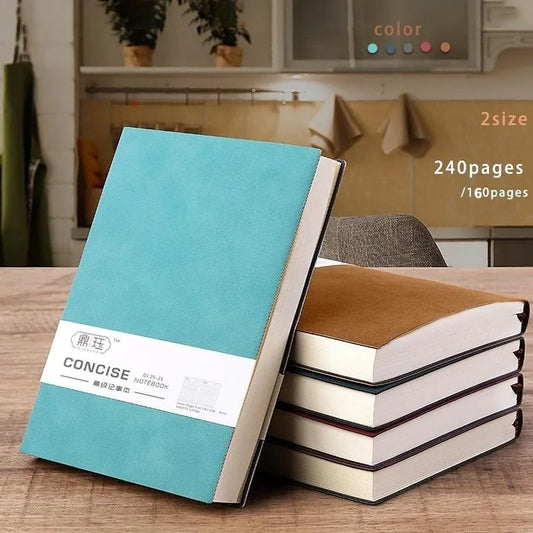 Liniertes Notizbuch A5 A6 für Büro Business Alltag 160 240 Seiten