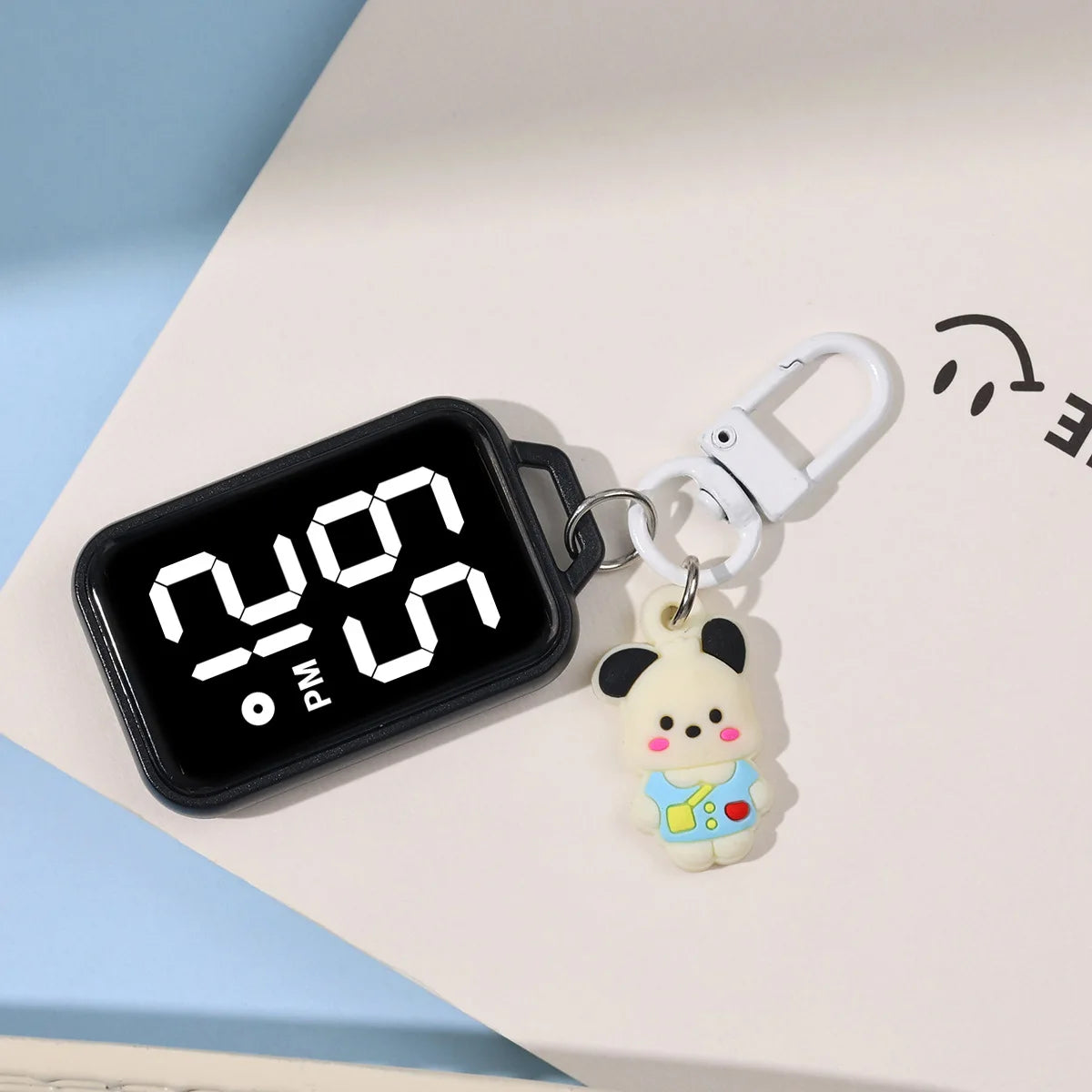 Stilvolle Digitale LED Anhängeruhr mit Touchscreen Anzeige