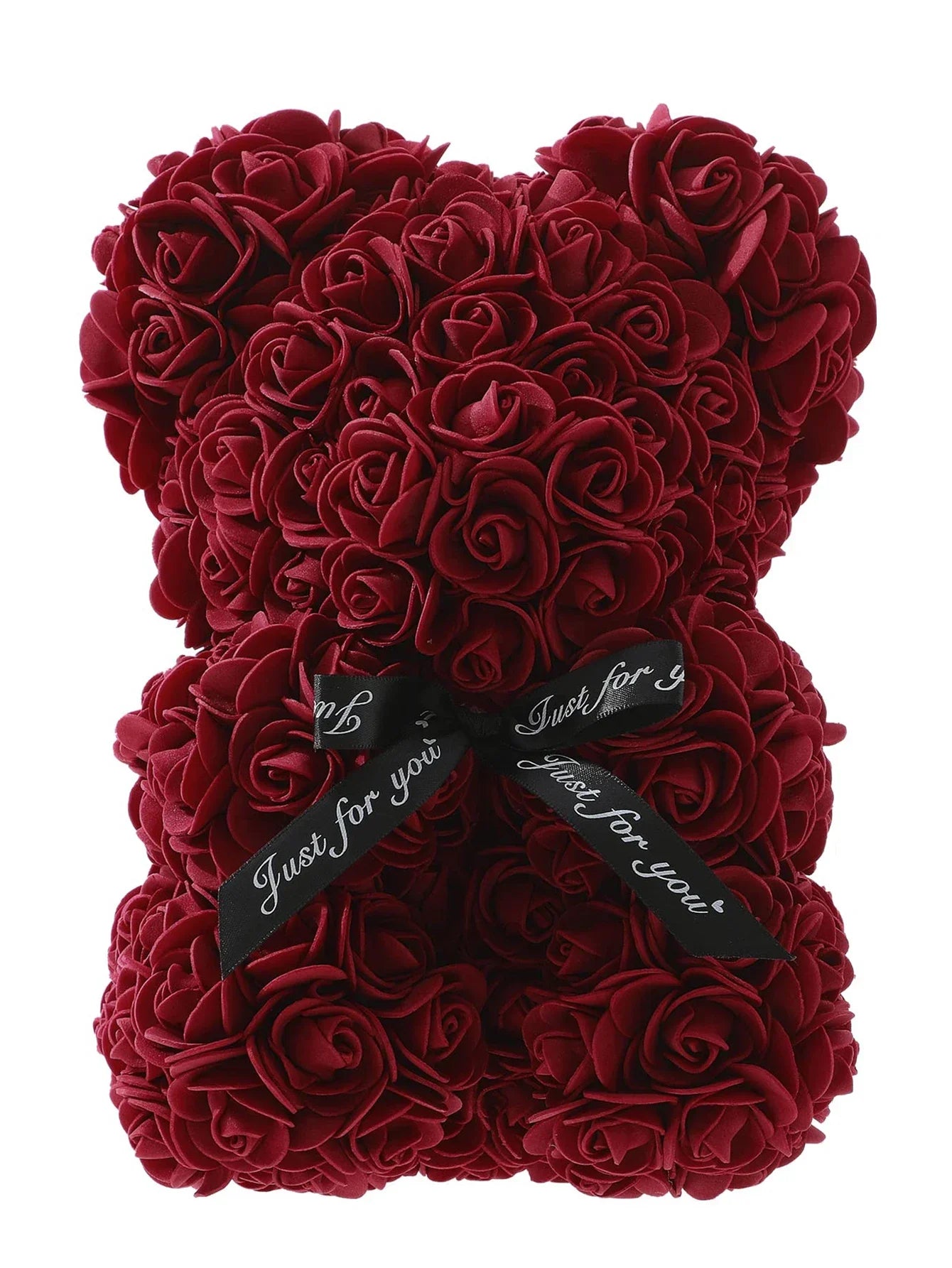 Ewige Rose Teddybär 25m Künstliche Blumen Geschenk und Dekoration-Yabubest - Home & More