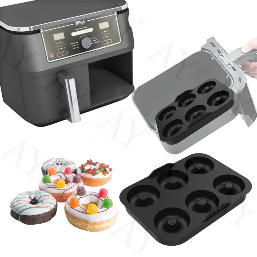 Silikon Backform für Air Fryer Donuts - Einfach & Umweltfreundlich