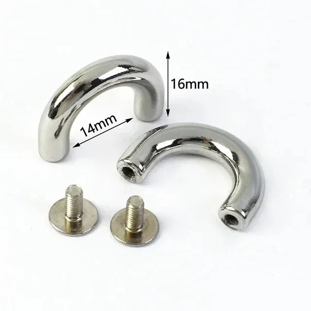 10-30 Stück Metallschnallen U-Ring 10-20mm für Taschen und DIY Projekte