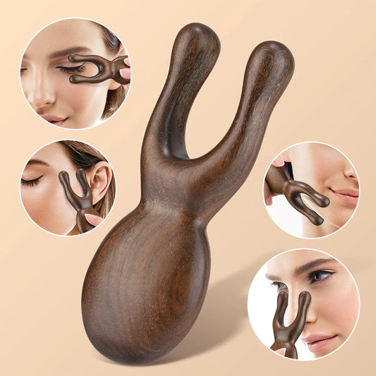 Sandelholz Massagegerät für Gesicht Lifting und Meridian Stimulation - Yabubest - Home & More