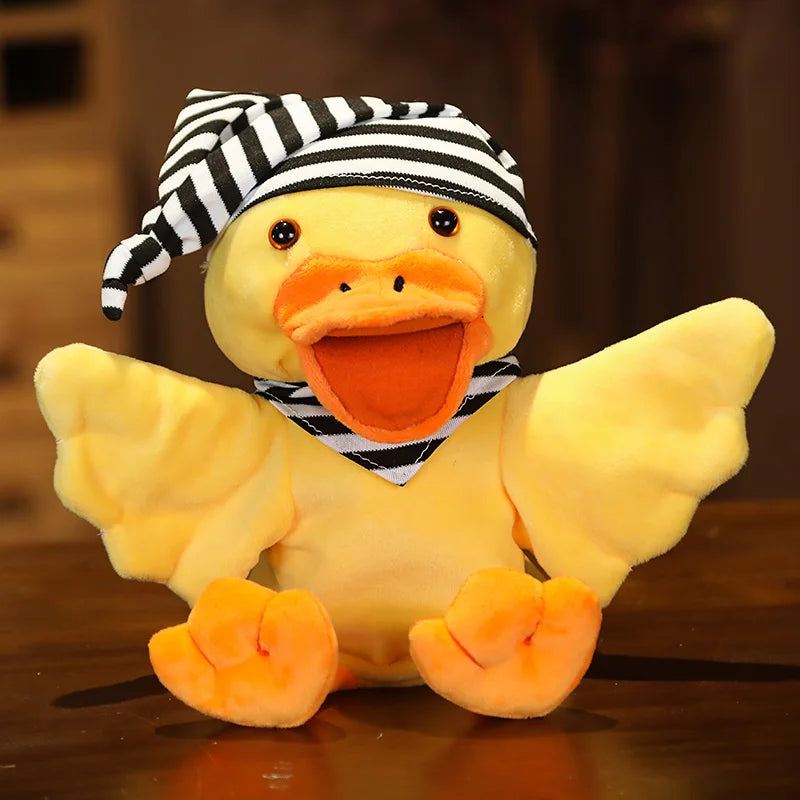 Kuschelweiche Handpuppen als Lernspielzeug für Kinder