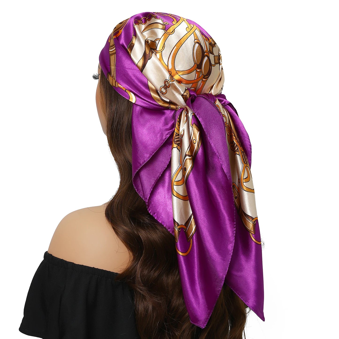 Stilvolles Polyester Halstuch für Damen - Vielseitiger Retro Look