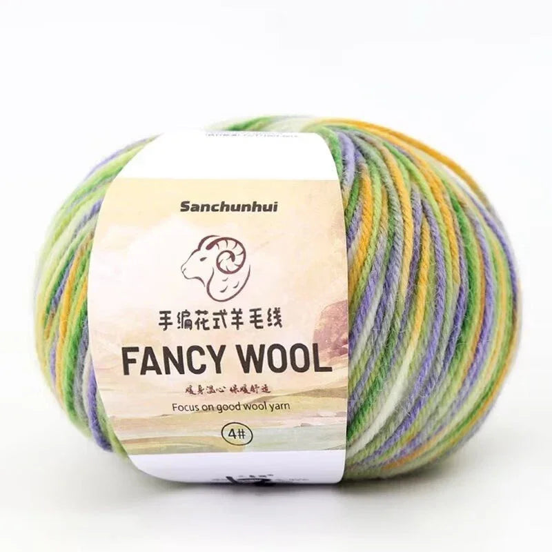 50g Farbverlauf Wolle Acryl Mischgarn zum Stricken Häkeln DIY Schals