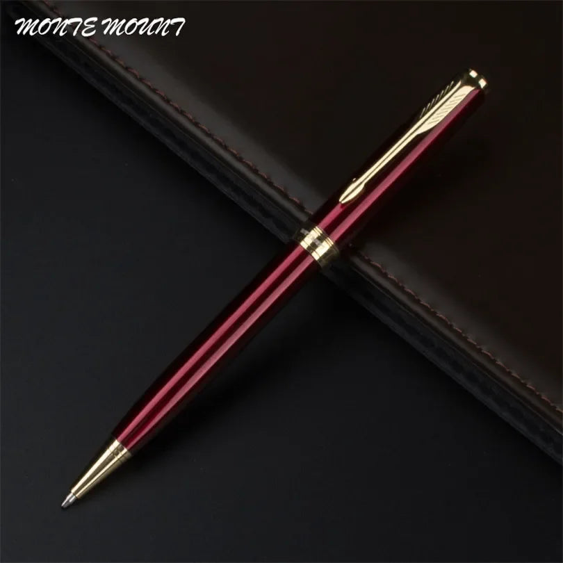 Luxuriöser Metall Kugelschreiber 0,7 mm blau für Schule und Büro